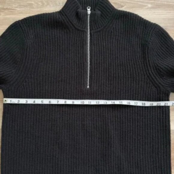 Everlane Men’s Felted Merino Half-Zip Sweater L - Picture 4 of 5